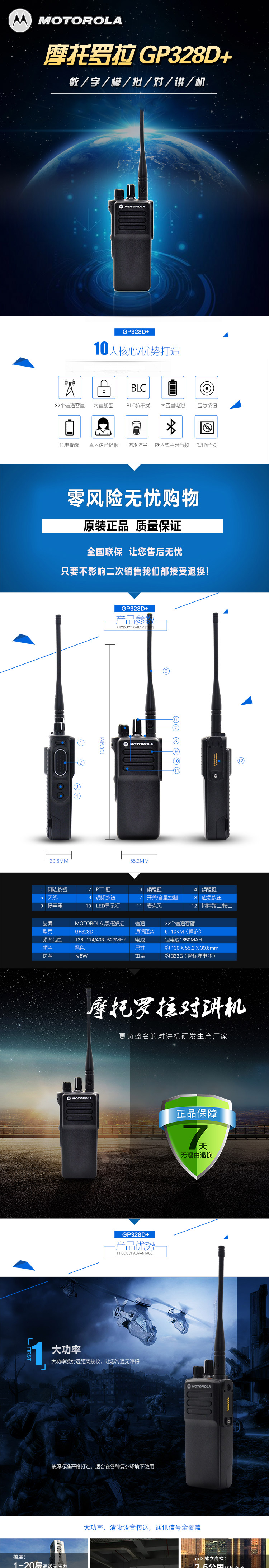 GP328D+ ,摩托羅拉對(duì)講機(jī),數(shù)字對(duì)講機(jī),無線對(duì)講機(jī)